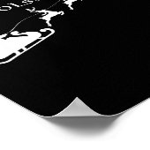 Fly You Fools Santa Sleigh Reindeer Christmas  Poster (Ecke)