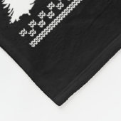 Fly You Fools Wizard Santa Sleigh Reindeer Ugly Ch Fleecedecke (Ecke)