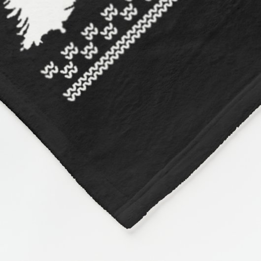 Fly You Fools Wizard Santa Sleigh Reindeer Ugly Ch Fleecedecke (Ecke)