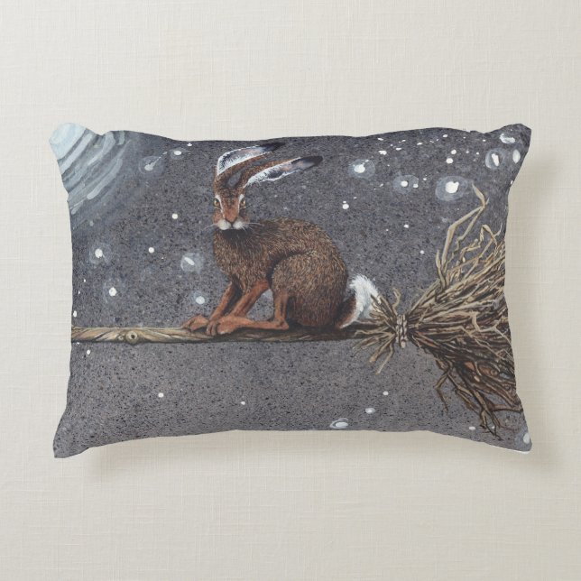 Flyaway Hare Pillow Dekokissen (Vorderseite)