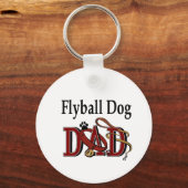 Flyball Dog Geschenke Schlüsselanhänger (Vorderseite)