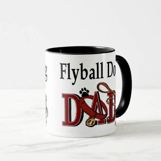 Flyball Dog Geschenke Tasse (VorderseiteRechts)