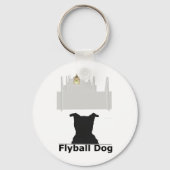 Flyball Dog Schlüsselanhänger (Vorderseite)