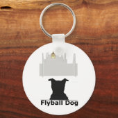 Flyball Dog Schlüsselanhänger (Vorderseite)