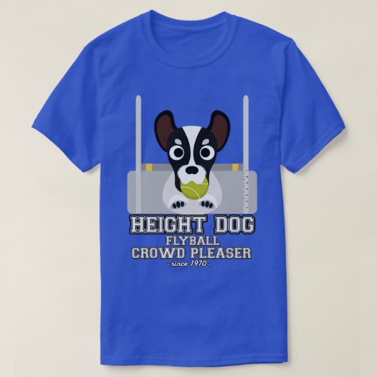 Flyball-Höhenhund T-Shirt (Design vorne)