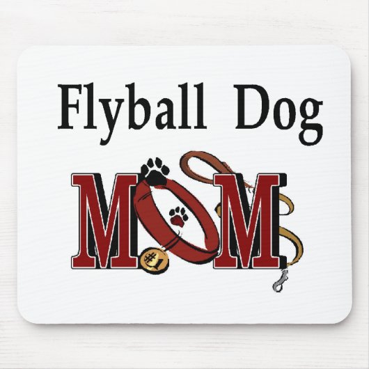 Flyball Hund Mama Geschenke Mousepad (Vorne)