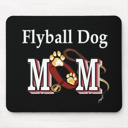 Flyball Hund Mama Geschenke Mousepad (Vorne)