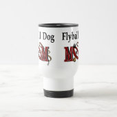 Flyball Hund Mama Geschenke Reisebecher (Mittel)