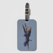 Flybe British Airplane Gepäck Tag Gepäckanhänger (Vorderseite Vertikal)