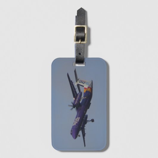 Flybe British Airplane Gepäck Tag Gepäckanhänger (Vorderseite Vertikal)