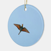 Flycatcher Keramik Ornament (Links)
