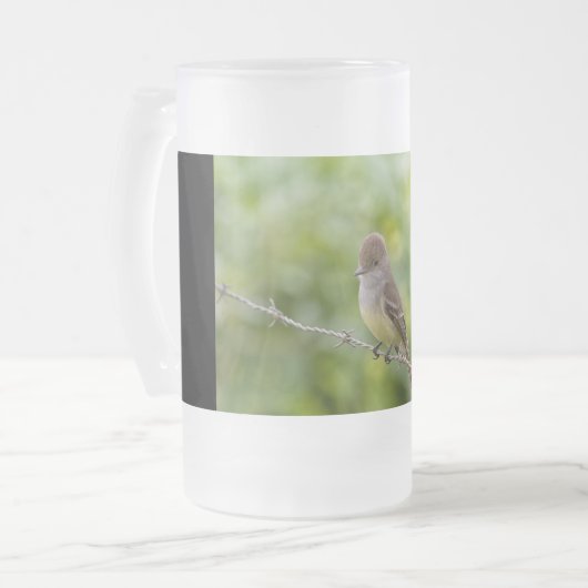 Flycatcher Mattglas Bierglas (Vorderseite Links)