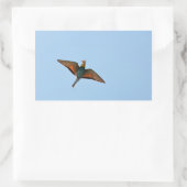 Flycatcher Rechteckiger Aufkleber (Tasche)