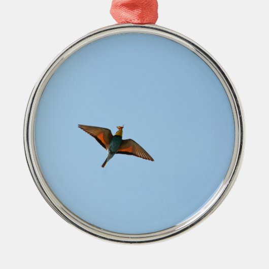 Flycatcher Silbernes Ornament (Vorne)