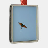 Flycatcher Silbernes Ornament (Rechts)