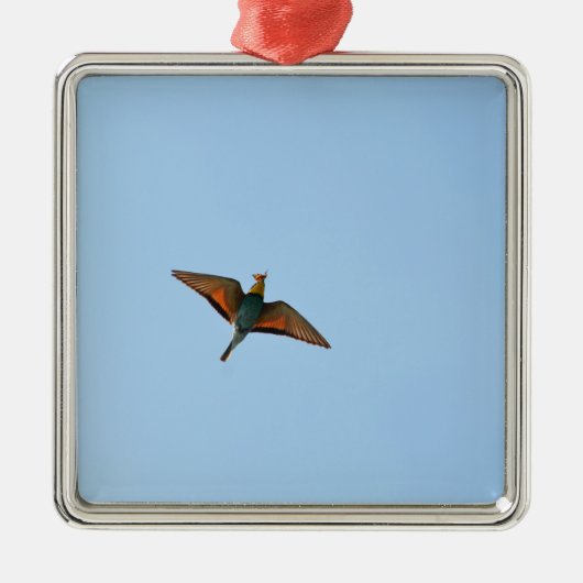 Flycatcher Silbernes Ornament (Vorne)