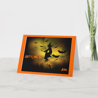 FLYCH DURCH CUSTOM HAPPY HALLOWEEN KARTE