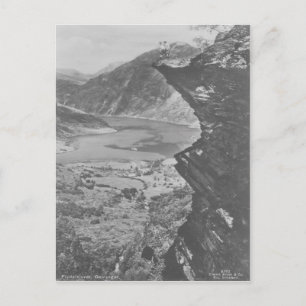 Flydaisjuvet Geiranger Vintage-Postkarte Postkarte