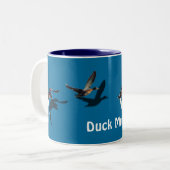 FLYDUCKS ZWEIFARBIGE TASSE (Vorderseite Links)