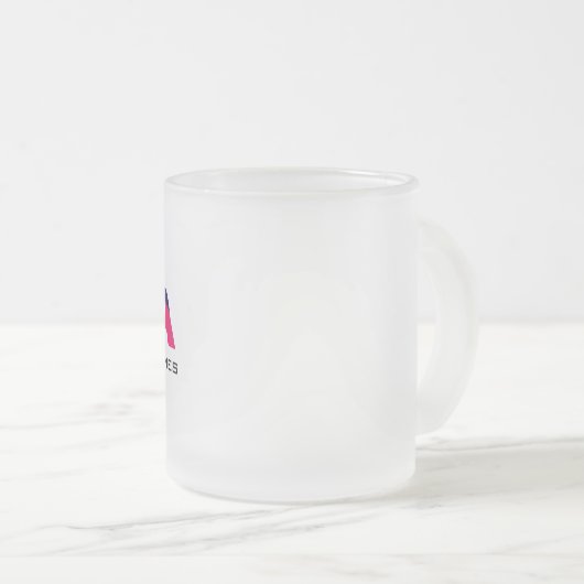 FlyDVA - nur Buchstabe-Grafiken Mattglastasse (VorderseiteRechts)