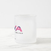 FlyDVA - nur Buchstabe-Grafiken Mattglastasse (Mittel)