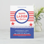 Flyer am Arbeitstag Einladung (Stehend Vorderseite)