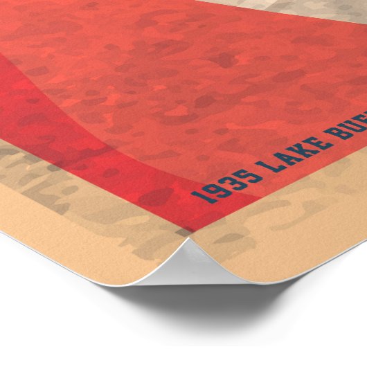 Flyer-Ankündigung des Retro Music Rock Festival Poster (Ecke)