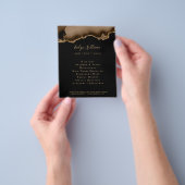 Flyer aus Braun und Gold (Gruppe)