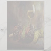 Flyer aus Wein und Trauben (Vorne)