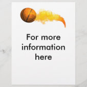 Flyer Basketball, für Party, Ansammlungen, etc. (Hinten)