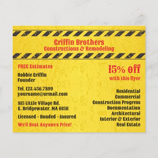 Flyer bauen (Hinten)