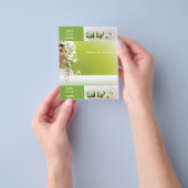 Flyer Beauty Salon Wellness-Center Green 2 Templat (Gruppe)