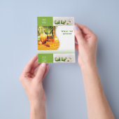 Flyer Beauty Salon Wellness-Center Green 3 Templat (Gruppe)