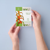 Flyer Beauty Salon Wellness-Center Green B Vorlage (Gruppe)