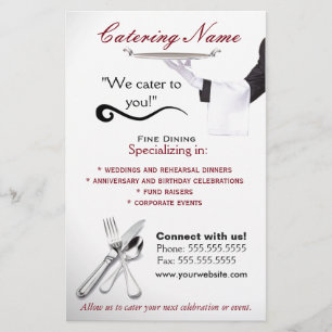 Flyer beruflicher Catering