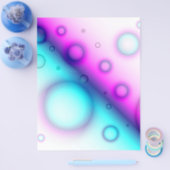 Flyer Bubbles Abstrakt Hintergrund (Einzeln)