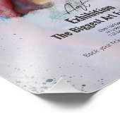 Flyer Colorful Kunstausstellung Fotodruck (Ecke)