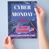 Flyer - Cyber Monday Angebot (Hand)