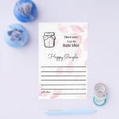 Flyer Date Ideas - Rosa Wasserfarbe (Einzeln)