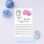 Flyer Date Ideas - Violette Blume (Einzeln)