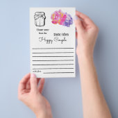 Flyer Date Ideas - Violette Blume (Handgriff)