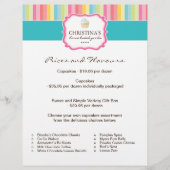 Flyer der Bäckereipreisliste (Vorne)