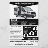 Flyer der Black Transportation Company (Vorne)