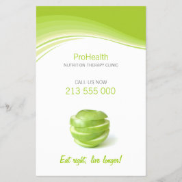 Flyer der Diätitizien/Ernährungstherapie