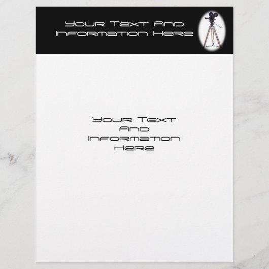 Flyer der Filmkamera (Vorne)