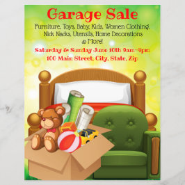 Flyer der Garagenvermarktung