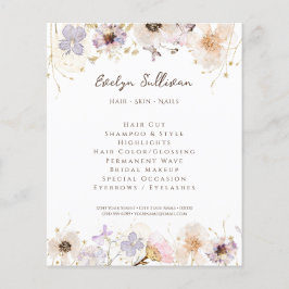 Flyer der getrockneten Blume