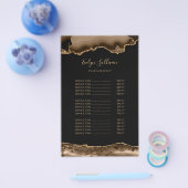 Flyer der Goldpreisliste (Einzeln)