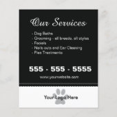 Flyer der Hundezucht - personalisierbar (Hinten)