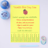 Flyer der Kinderbetreuung / Flyer der Tagesbetreuu (Einzeln)